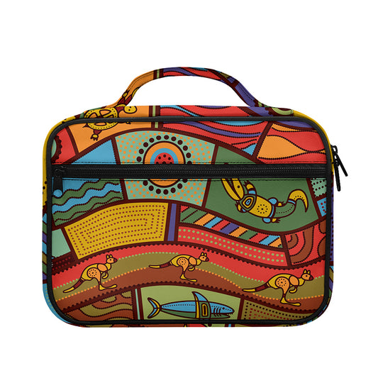 Australian Ethnic Pattern Print Briefcase Bible Bag