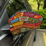 Australian Ethnic Pattern Print Car Side Mirror Covers