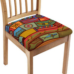 Australian Ethnic Pattern Print Chair Cushion Cover
