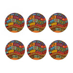 Australian Ethnic Pattern Print Coaster Set