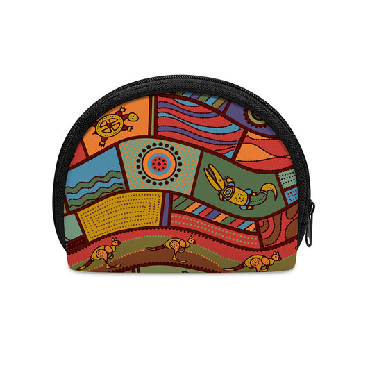 Australian Ethnic Pattern Print Coin Purse