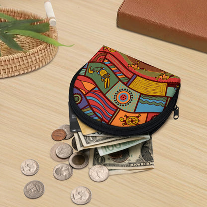 Australian Ethnic Pattern Print Coin Purse