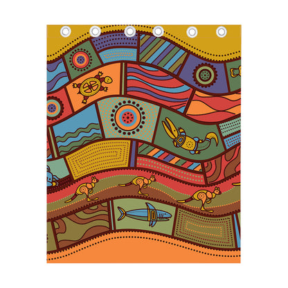Australian Ethnic Pattern Print Curtain