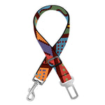 Australian Ethnic Pattern Print Dog Seat Belt
