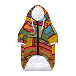 Australian Ethnic Pattern Print Dog Zip Up Hoodie