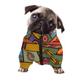 Australian Ethnic Pattern Print Dog Zip Up Jacket