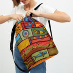 Australian Ethnic Pattern Print Drawstring Backpack