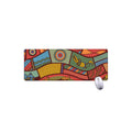Australian Ethnic Pattern Print Extended Mouse Pad