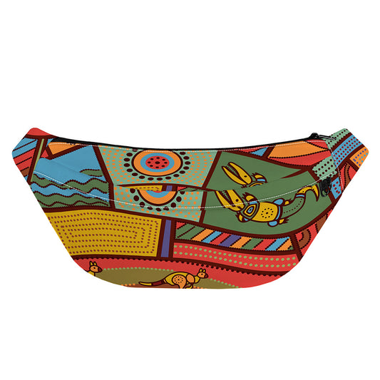 Australian Ethnic Pattern Print Fanny Pack