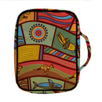 Australian Ethnic Pattern Print Front Pocket Bible Bag