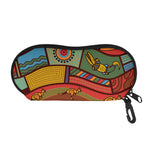 Australian Ethnic Pattern Print Glasses Case