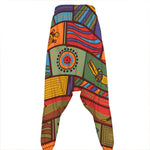 Australian Ethnic Pattern Print Hammer Pants