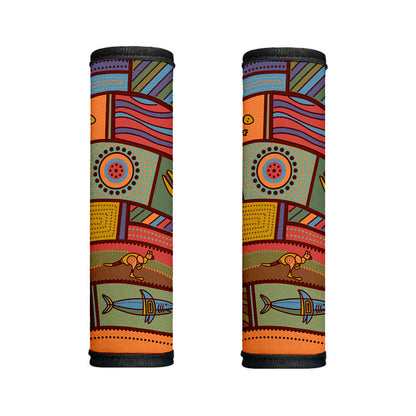 Australian Ethnic Pattern Print Handle Covers
