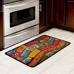 Australian Ethnic Pattern Print Kitchen Mat