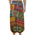 Australian Ethnic Pattern Print Lantern Pants
