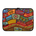 Australian Ethnic Pattern Print Laptop Sleeve