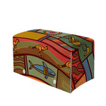 Australian Ethnic Pattern Print Leather Tissue Box Cover