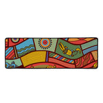 Australian Ethnic Pattern Print Long Kitchen Mat