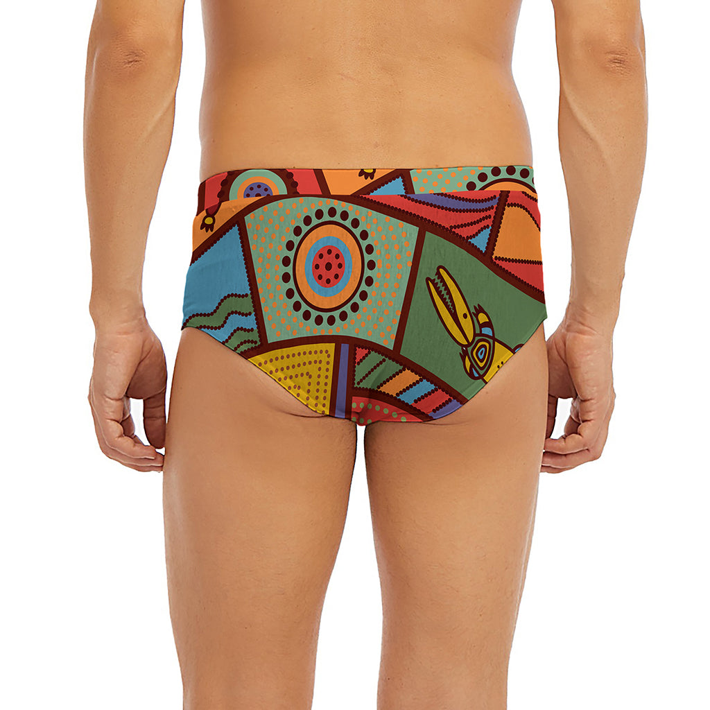 Australian Ethnic Pattern Print Men's Briefs
