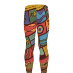 Australian Ethnic Pattern Print Men's leggings