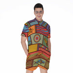 Australian Ethnic Pattern Print Men's Rompers