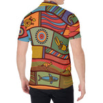Australian Ethnic Pattern Print Men's Shirt