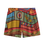 Australian Ethnic Pattern Print Mesh Shorts