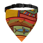 Australian Ethnic Pattern Print Over The Collar Dog Bandana