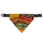 Australian Ethnic Pattern Print Over The Collar Dog Bandana