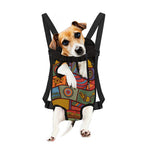 Australian Ethnic Pattern Print Pet Carrier Backpack
