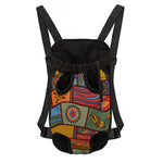 Australian Ethnic Pattern Print Pet Carrier Backpack