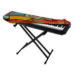 Australian Ethnic Pattern Print Piano Keyboard Cover