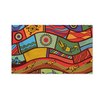 Australian Ethnic Pattern Print Polyester Flag