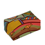 Australian Ethnic Pattern Print Rectangle Tissue Box Cover