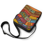 Australian Ethnic Pattern Print Rectangular Crossbody Bag