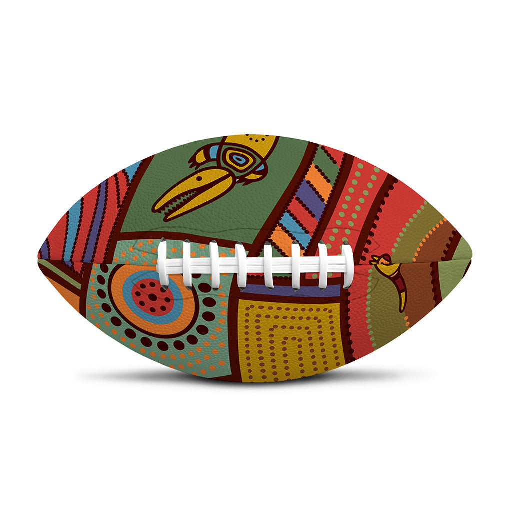 Australian Ethnic Pattern Print Rugby Ball