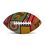 Australian Ethnic Pattern Print Rugby Ball