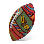Australian Ethnic Pattern Print Rugby Ball