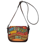 Australian Ethnic Pattern Print Saddle Bag
