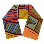 Australian Ethnic Pattern Print Scarf