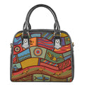 Australian Ethnic Pattern Print Shoulder Handbag