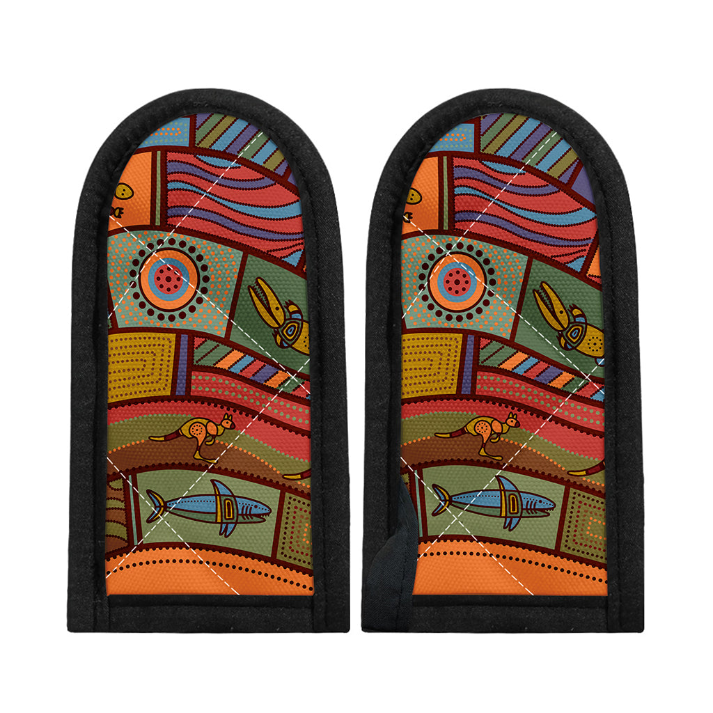 Australian Ethnic Pattern Print Skillet Handle Cover