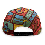 Australian Ethnic Pattern Print Snapback Cap
