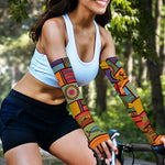 Australian Ethnic Pattern Print Sun Protection Arm Sleeves