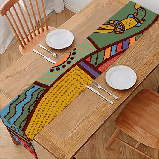 Australian Ethnic Pattern Print Table Runner
