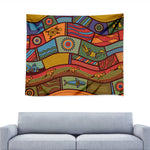 Australian Ethnic Pattern Print Tapestry