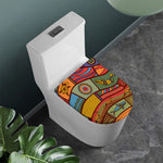Australian Ethnic Pattern Print Toilet Lid Cover