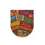 Australian Ethnic Pattern Print Toilet Lid Cover