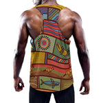 Australian Ethnic Pattern Print Training Tank Top