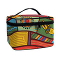 Australian Ethnic Pattern Print Travel Makeup Bag